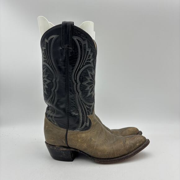 Vintage Tony Lama 6701 Black Label Western Boots Men\'s 7.5D Workwear 90s main image 14